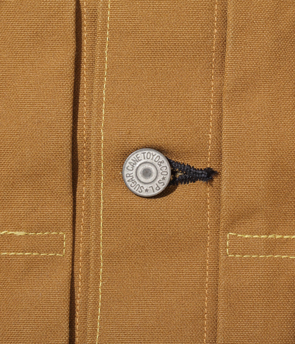 SUGARCANE TYPE 1953A Brown Duck Jacket