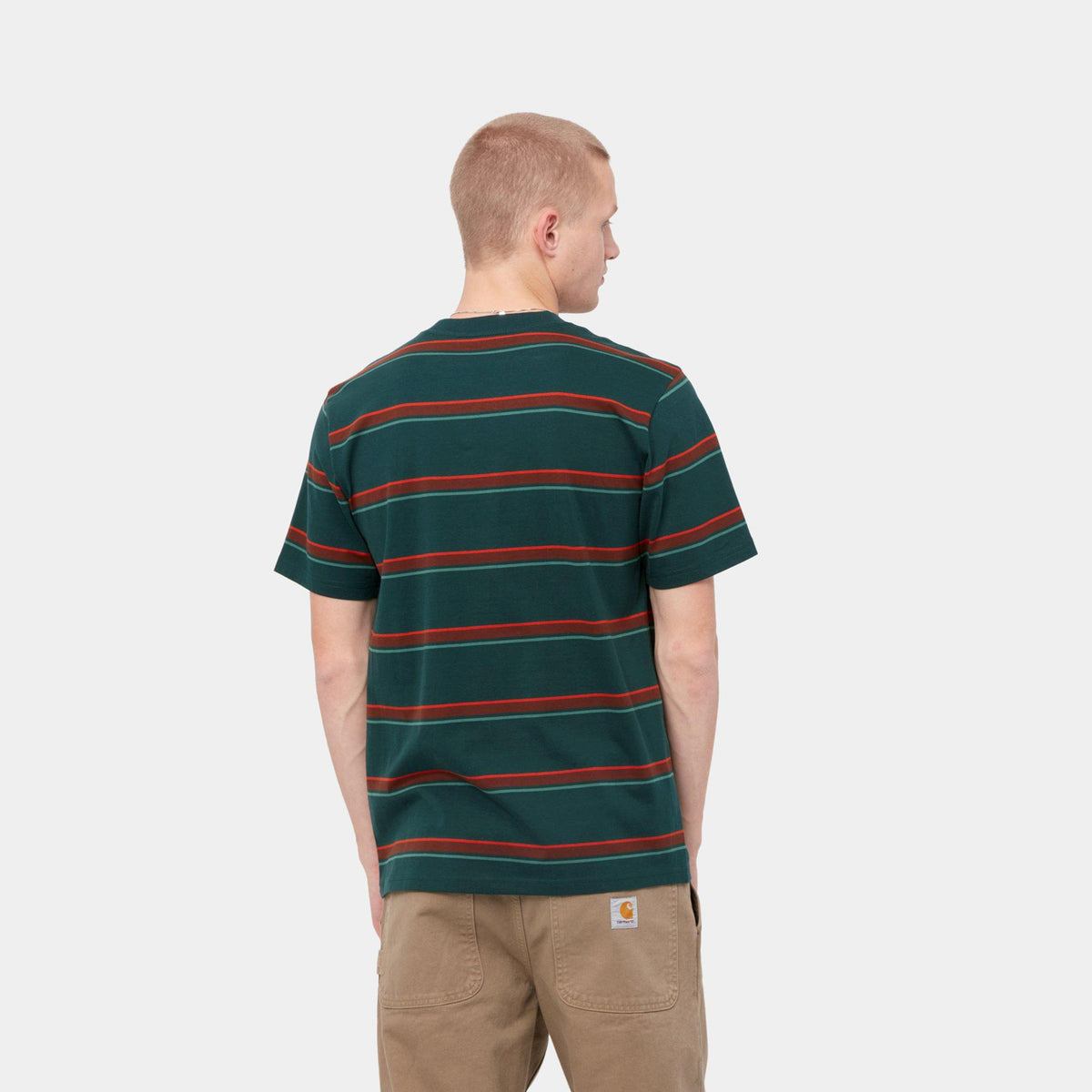 Carhartt S/S Kent Stripe T-Shirt - Fasier