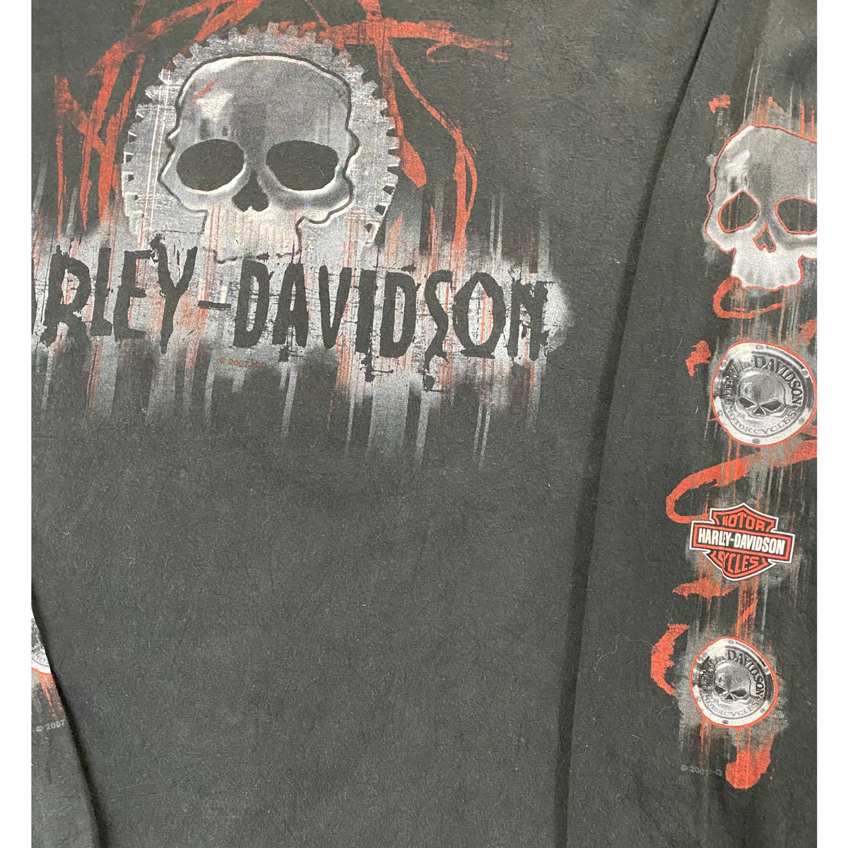 Vintage Long Sleeve Harley Davidson T-Shirt