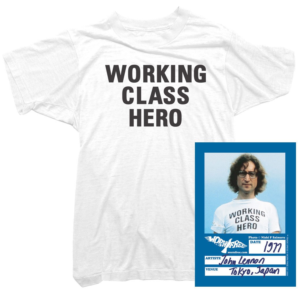 Worn Free Working Class Hero T Shirt