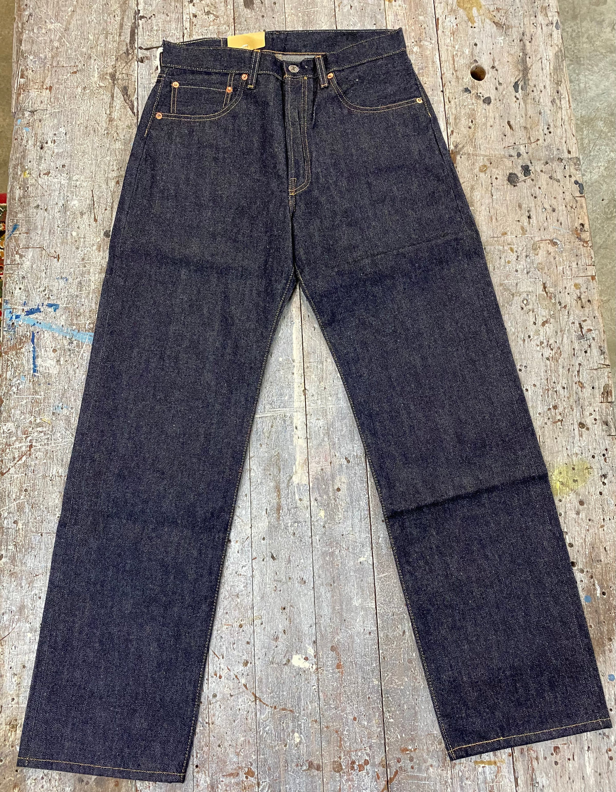 LEVIS VINTAGE CLOTHING 1955 501XX RAW SHRINK TO FIT