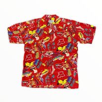 Avanti Hawaiian Shirt - Islands - Red
