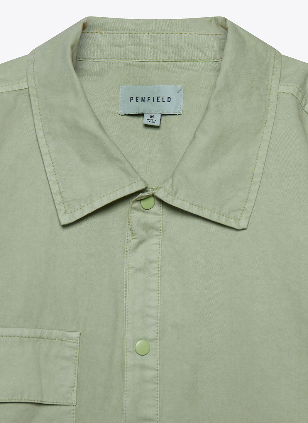 Penfield Blackstone Garment Dye Overshirt _ Dusty Green